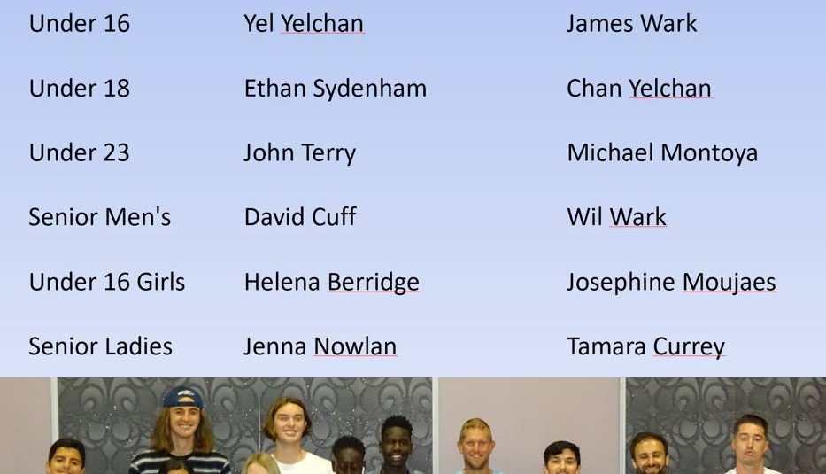 National Titles Captains 2019 National Titles Captains 2019