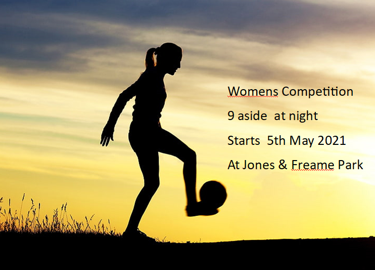 Womens Competition – 9 aside – 2021