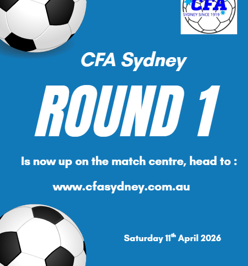 Draw for round one season 2026 Draw for round one season 2026