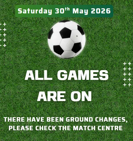 GAMES ARE ON FOR 30/5/26 GAMES ARE ON FOR 30/5/26