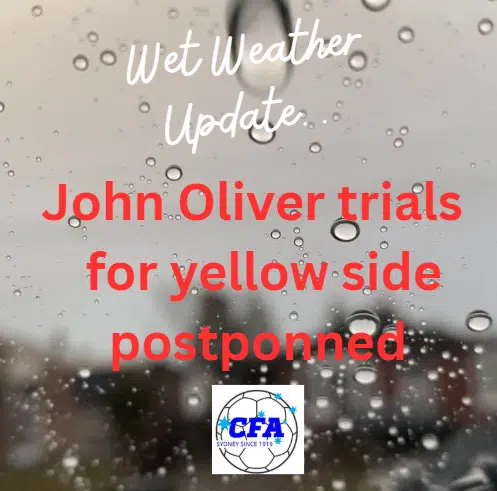 John oliver yellow team trials postponned John oliver yellow team trials postponned