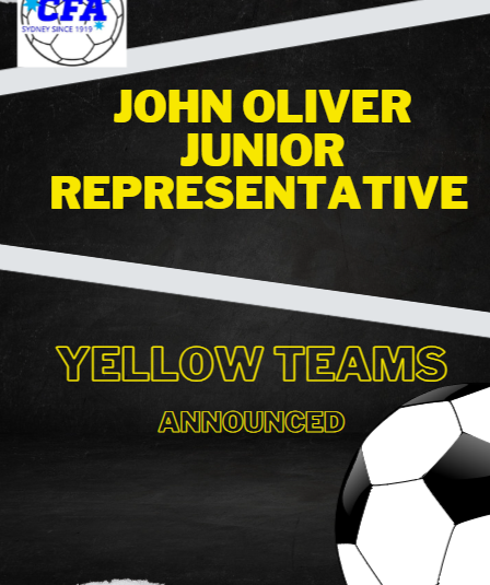 john oliver junior representatives – yellow team announced 2026 john oliver junior representatives – yellow team announced 2026