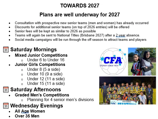 TOWARDS 2027 TOWARDS 2027